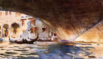 John Singer Sargent Painting - Bajo el Puente de Rialto John Singer Sargent